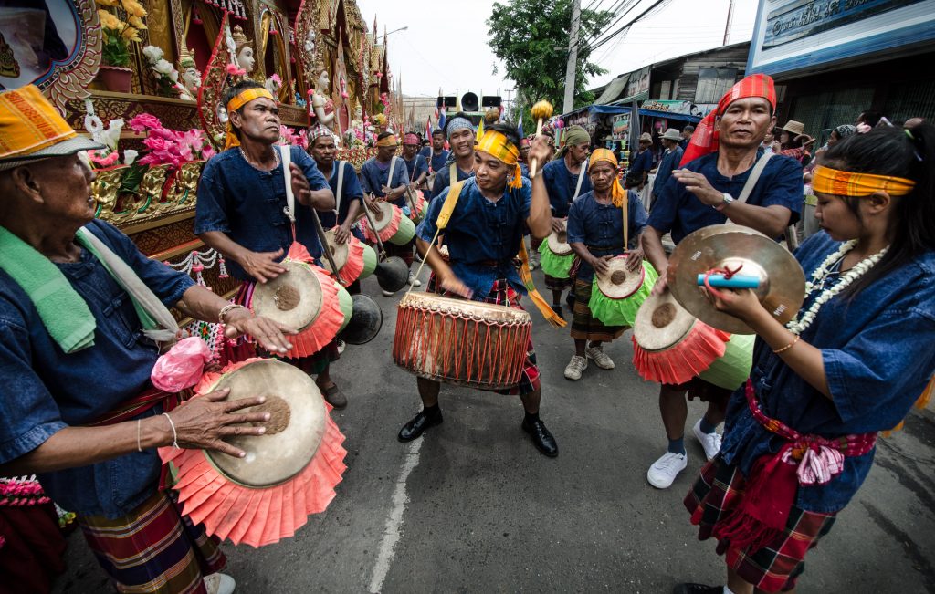 drum performance at a festival