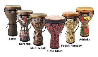 Remo Mondo Synthetic Djembe Line-up
